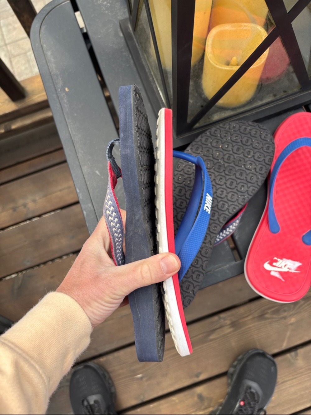 Nike and LLBEAN Flip Flops bundle - Picture 8 of 8